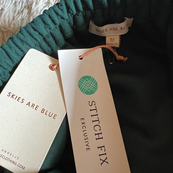 NWT Stitch Fix Skies are Blue Arden Textured Scallop Hem Knit Skirt - Picture 3 of 4